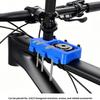 Bike Head Tube Repair Stand With Tool Storage For Road And Mountain Bikes Easy Assembly Metal and Plastic Construction