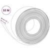 VidaXL Bordures de jardin 2 pcs gris 10 m 20 cm polyéthylène 3155452