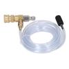 Chemical Injector Brass Stainless Adjustable Downstream Injector with 9.8ft Tube for Pressure Washer 5000PSI