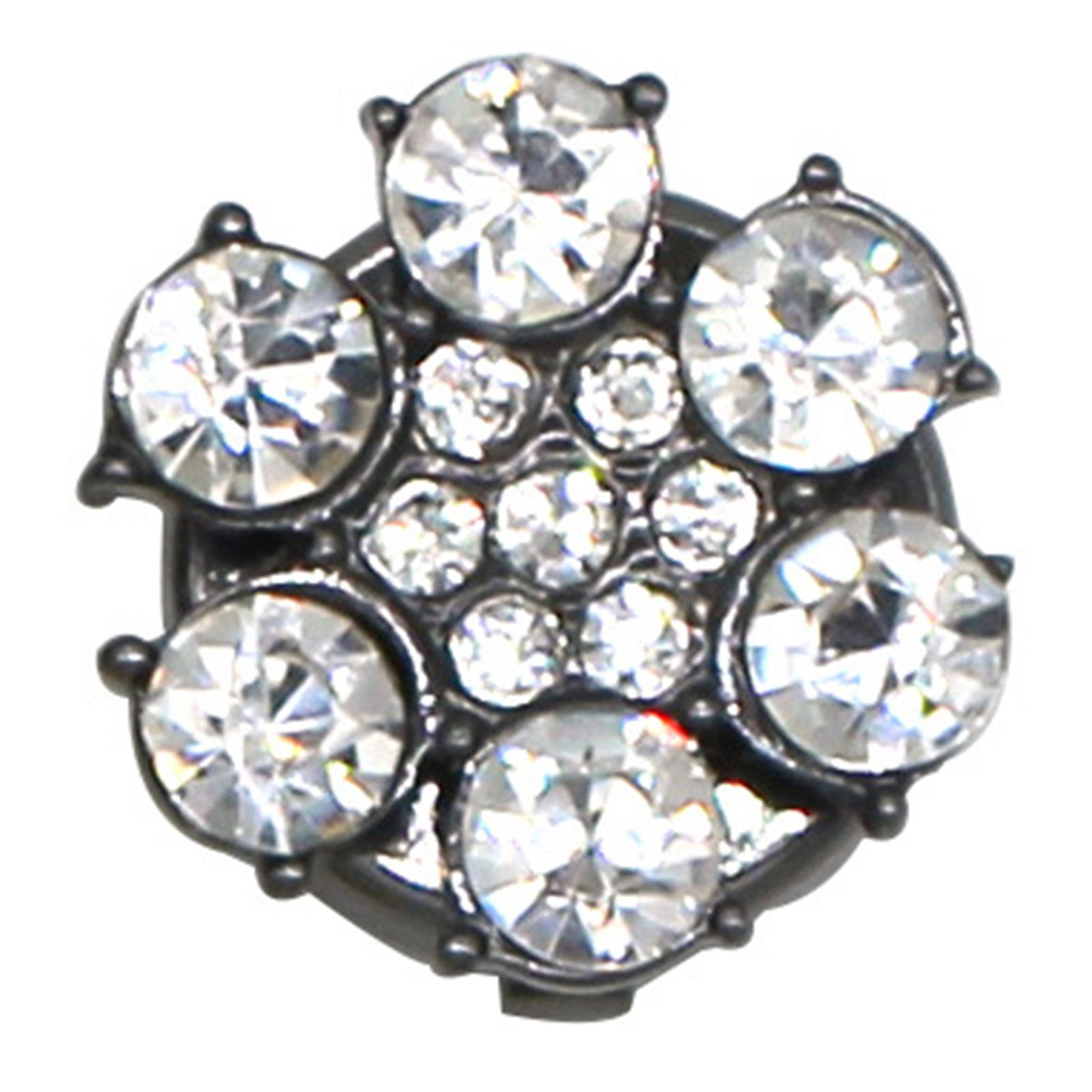 

Чехлы для пуговиц рубашки со стразами и цветами, запонки, устойчивые к ржавчине, запонки с декоративными пуговицами рубашки, сменные чехлы E