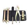 5Pcs Motorcycle Spark Plug Spanner Wrench Socket Tool Kit Aluminum Alloy Repair Pliers Wrenches Screwdrive with Storage Bag