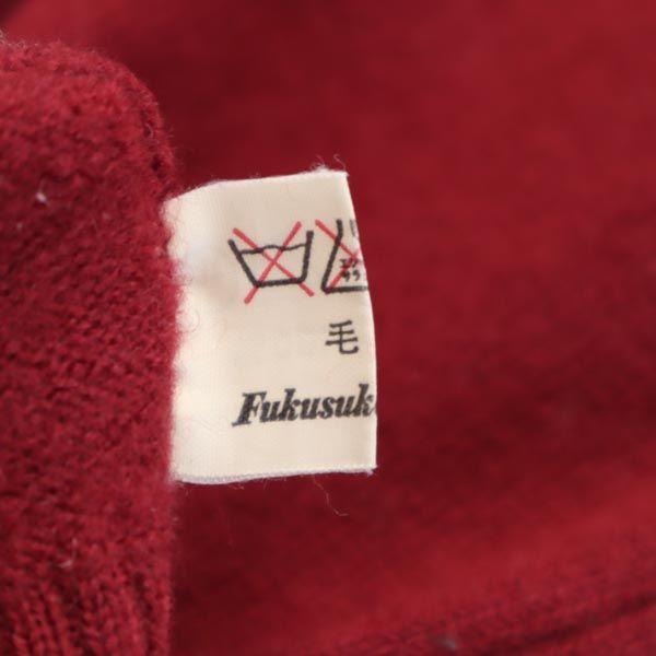 YVES SAINT LAURENT wool Long sleeve V neck knit M Red series sweater Women Used