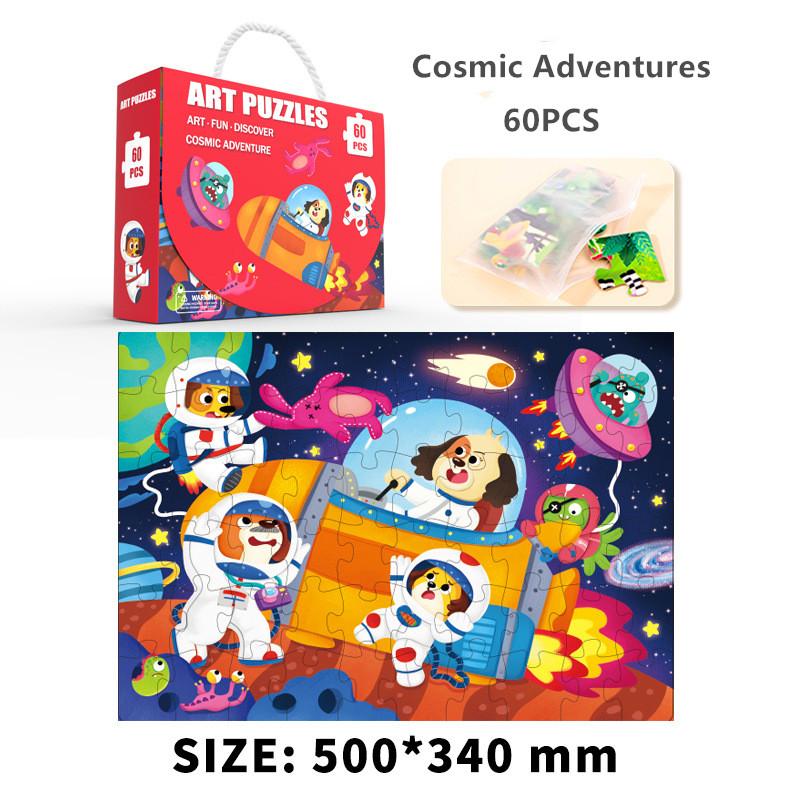 Floor Puzzle for Kids Animal Jigsaw Large Puzzles Ages 3-6 for Kids Learning Preschool Educational Intellectual Development Toys
