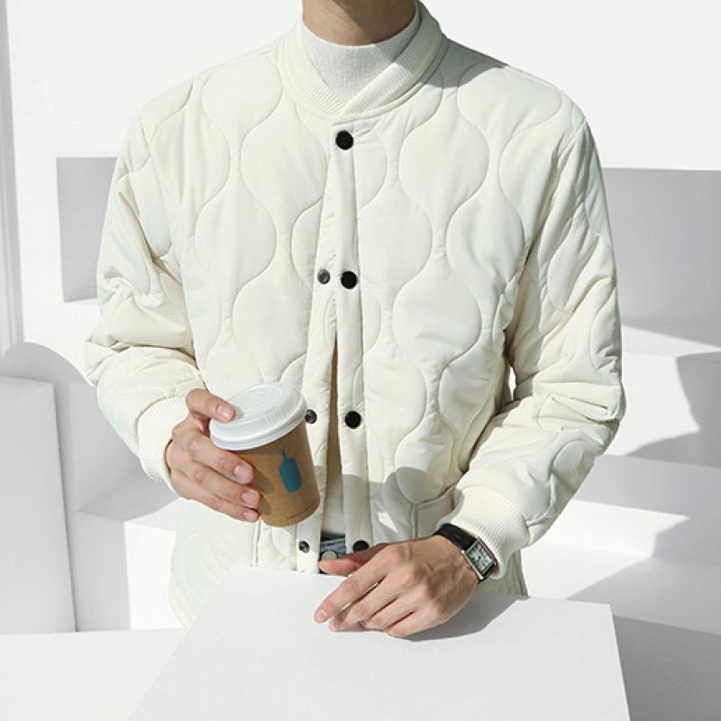 Cotton Jacket for Men In Autumn and Winter, Korean Style Loose and Trendy Design, Thickened Baseball Collar Cotton Jacket