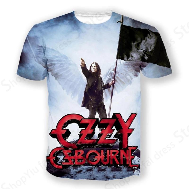 Rock Band T Shirt Ozzy Osbourne 3d Printed Tshirt Men Women Fashion