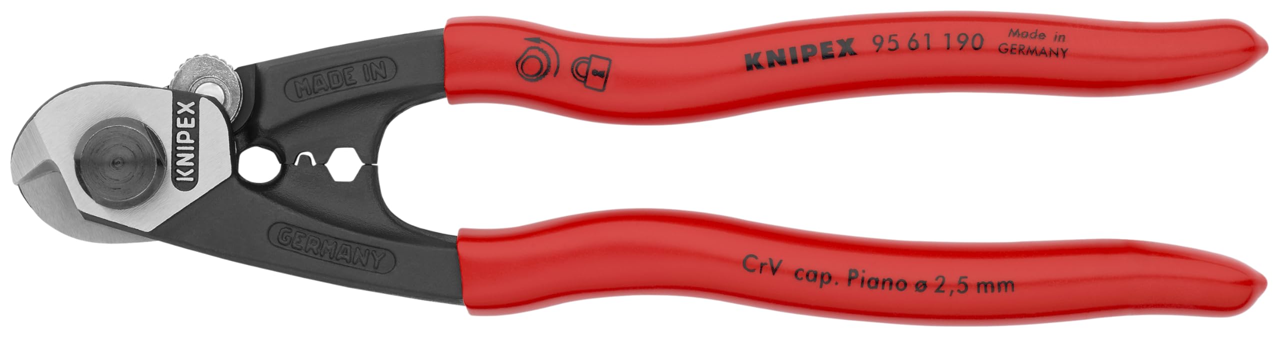 

KNIPEX Резак для тросов 9561190, 190мм,