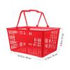 1Pcs Plastic Handheld Storage Basket Practical Shopping Basket for Supermarket Mall Grocery Vegetable Sundries Organizer