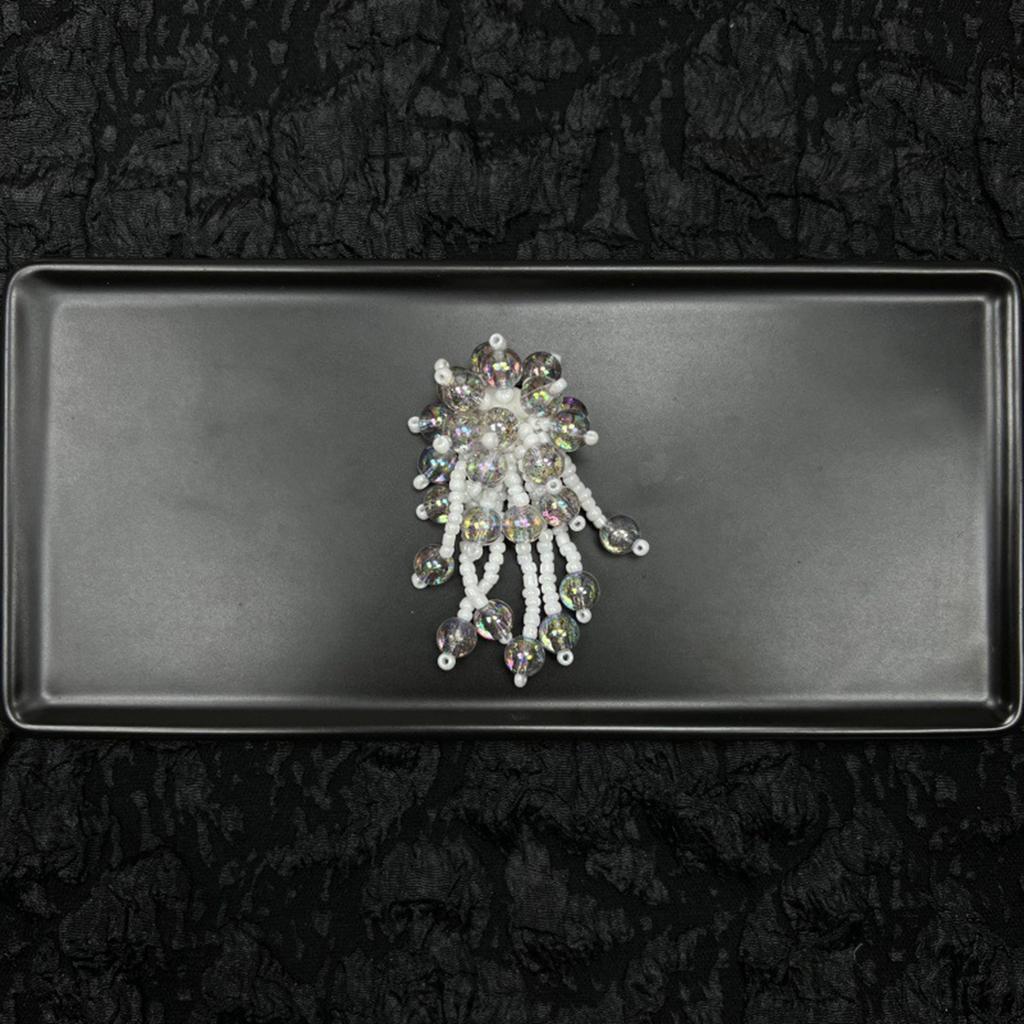 Dopamine Handcrafted Beaded Jelly Shoes Sports Sandals Accessory Diy Shoe Decorative Colorful Flower Slippers Buckles