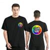 Customized Cotton Printed Your Logo Tshirts Men Short Sleeve Tshirt Women Personality Casual Streetwear Custom Tees Tops