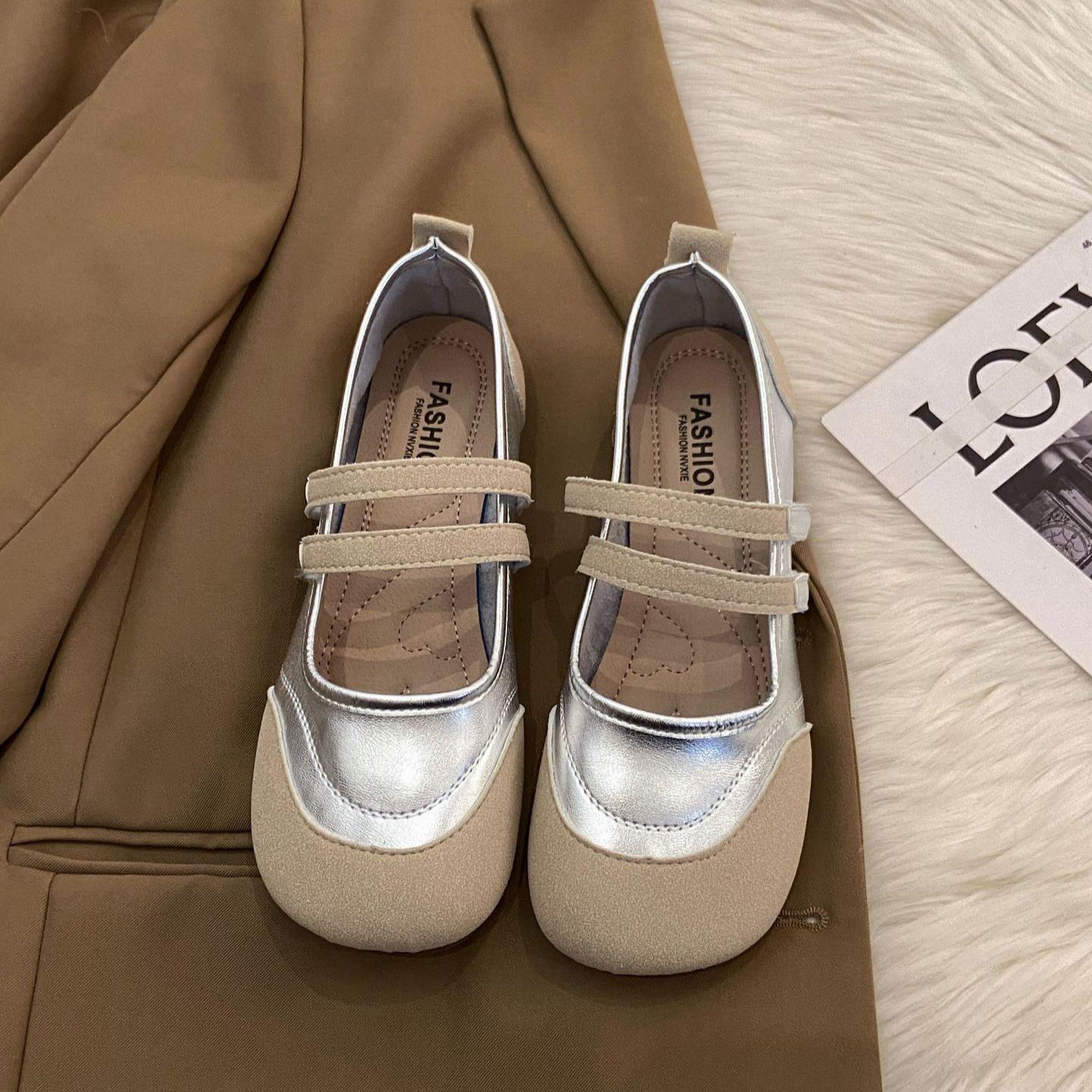 

Fashion Women s Flats 2025New Casual Single Shoe Fashion Mary Jane Shoes for Women Slip-On Loafers Soft Sole Walking Flats Zapatos Mujer 42