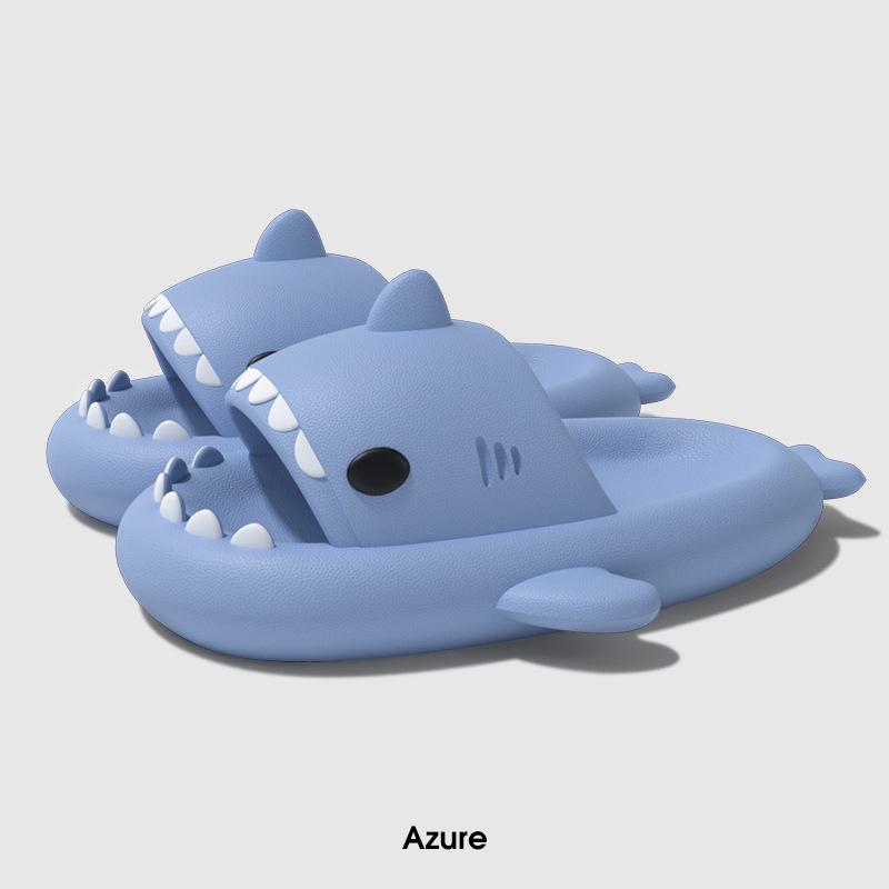 

Тапочки-акулы 2-го поколения - Толстая нескользящая подошва Тигриный коготь 4 см, Милый мультяшный дизайн, Мягкие и удобные для пар, Идеально подходят для лета 46-47