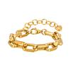 Rectangular Chain Link Chain Bracelet Wristband Jewelry Stainless Steel Hand Chain  Gifts
