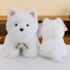 Bow Tie West Highland Plush Toy Children's Dog Dog Doll Scratching Machine Doll Home Decoration