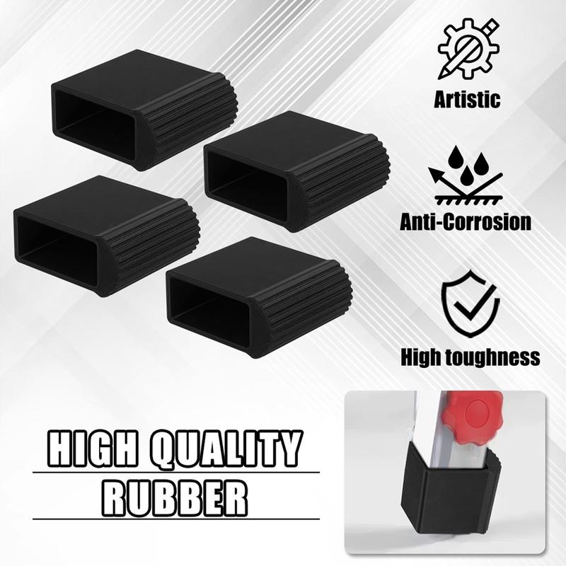 4/8PCS Non-slip Rubber Ladder Feet Conductor Feet For Traverse Outdoor Shoe Replacement Shoe Spare Part Rubber Feet
