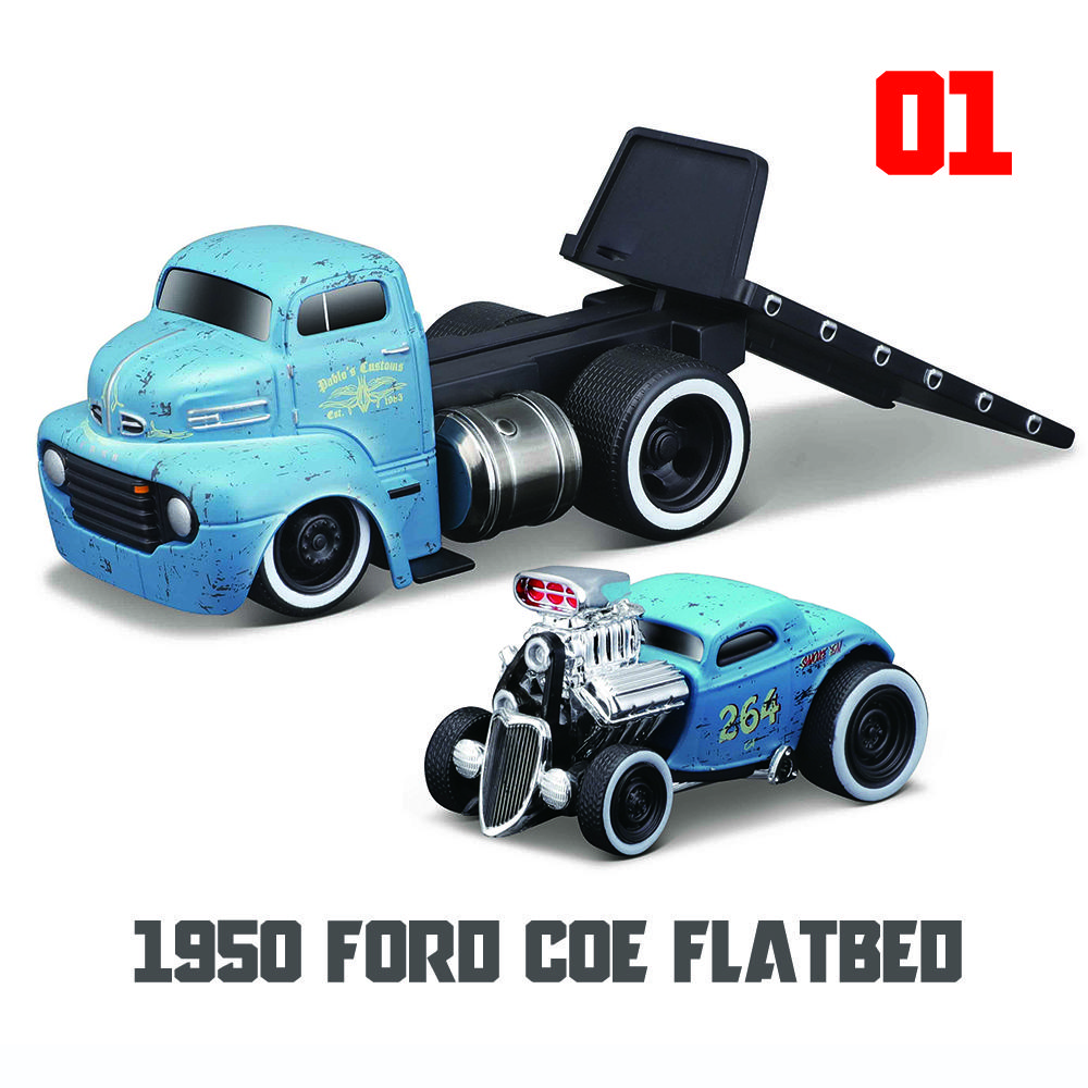 

Maisto 1:64 1966 Chevrolet C60 Flasbed 1959 Cherolet EL American classical muscle car die-casting model collection gift gift