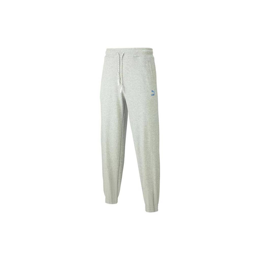 New PUMA Knitted Sweatpants Women's Light Mixed Gray 539965-04