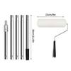 Paint Roller Kit Paint Roller Brush Wall Painting Supplies 9 Inch Extendable Pole Tool Set For Oil Latex Stains Home Improvement