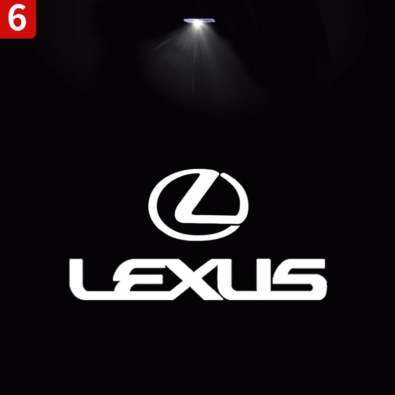 2pcs For LEXUS IS F SPORT IS250 IS300 IS350 UX UX300h UX260h UX200 LED Car Door Welcome Logo Projector Ghost Shadow Light