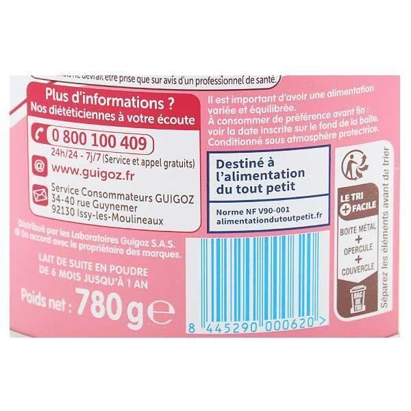 Guigoz Optipro Lait 2ème Age +6m 780g