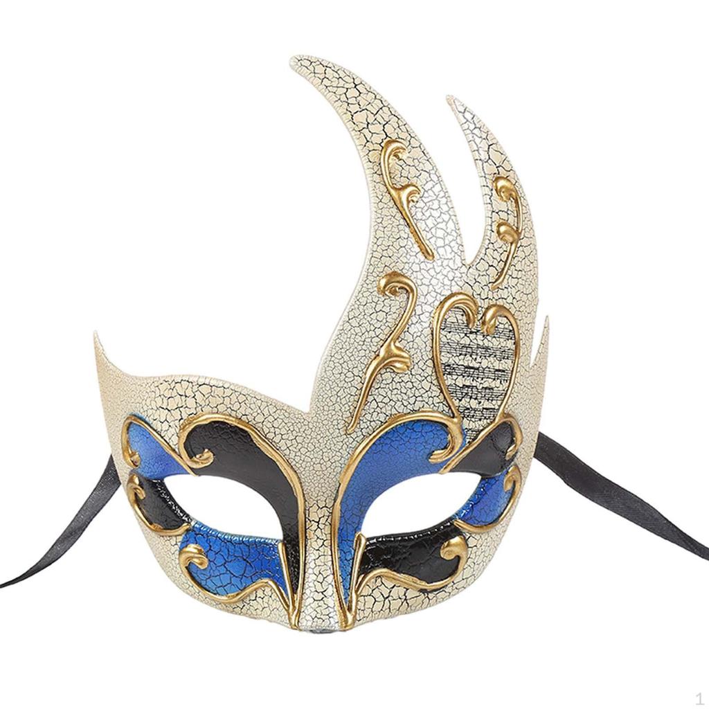 Flame Shape Mask Masquerade Dressing up with Straps Carnivals Nightclub Cosplay Halloween