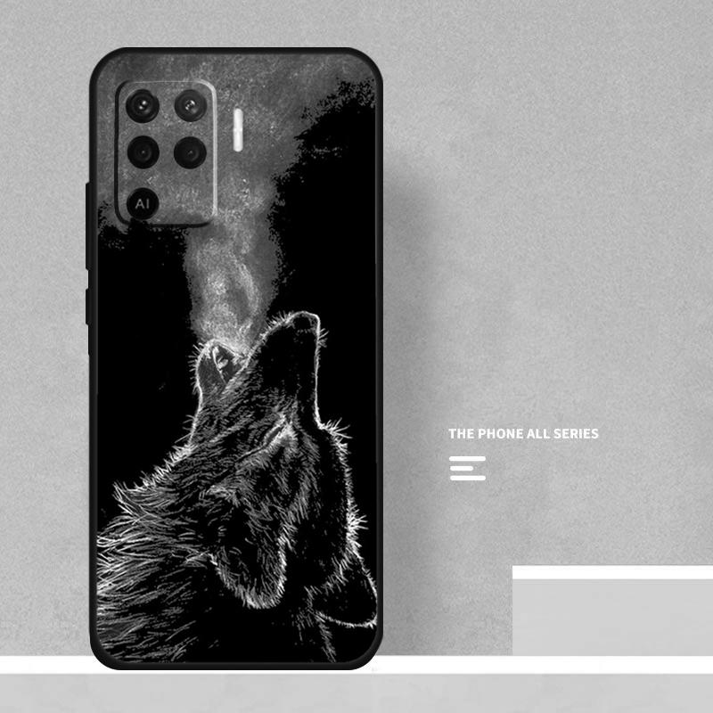 

Animal Wolf Case For Oppo A40 A60 A80 A78 A98 A58 A38 A18 A54 A74 A94 A96 A76 A16 A15 A17 A57 A5 A6 Pro OPPO A18 4G