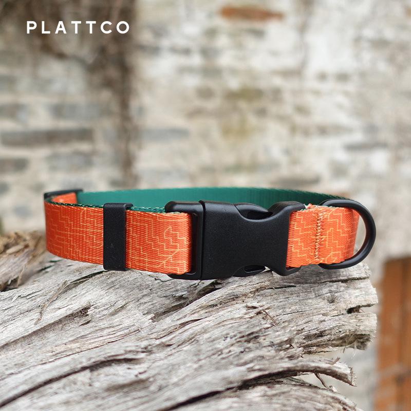 PLATTCO New Style Durable Nylon Pet Collar, Comfortable Imitation Design, PDC334 XS 1.5cm (23-30cm)