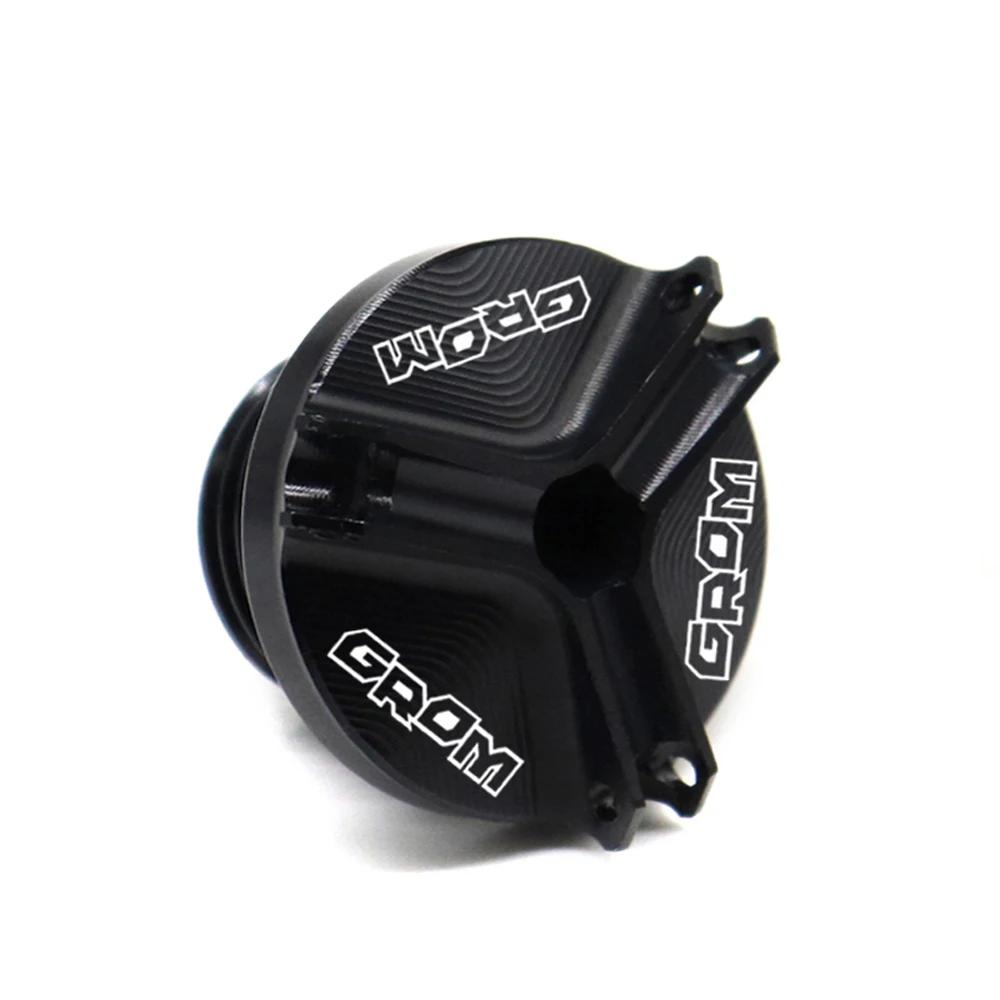 

Motorcycle CNC Accessorie Oil Filler Fill Cap Plug Cover Engine Oil Cup For Honda MSX125 Grom MSX 125/SF 2013-2025 2021 чорний