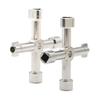 4 In 1 Multifunctional Electrician And Wrench Universal And Triangular Key Used For Gas Train Venting And Radiator Convenience