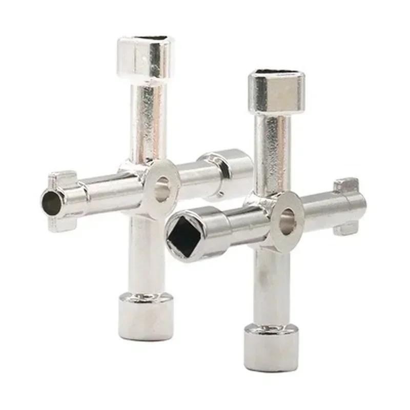 4 In 1 Multifunctional Electrician And Wrench Universal And Triangular Key Used For Gas Train Venting And Radiator Convenience