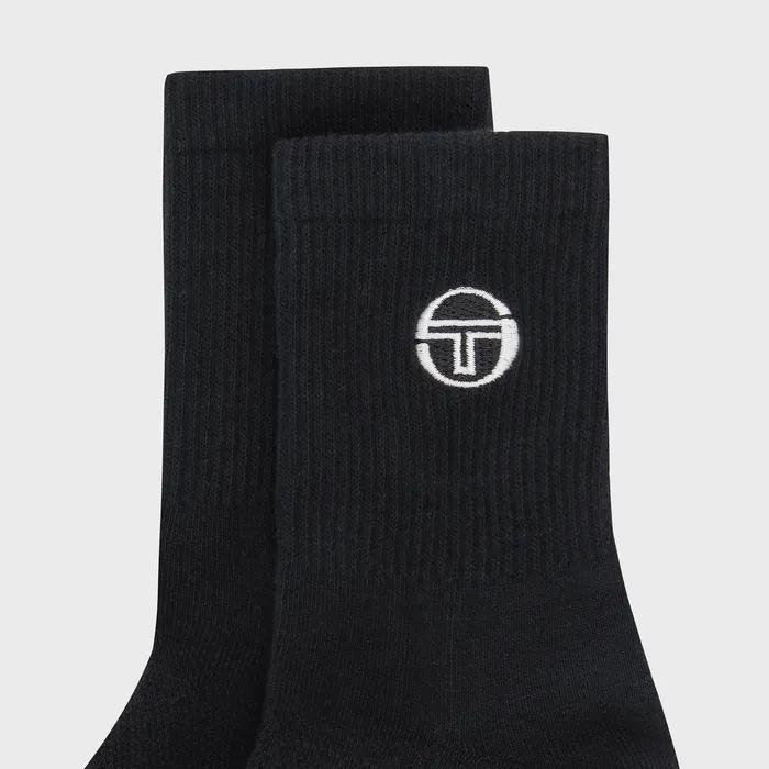 U Essential Middle Socks (BLACK)