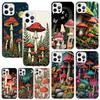 Colorful Mushroom Phone Case For Iphone 17 Air 16 15 Plus 16E 14 Pro Max 13 Mini 12 11 7 8 SE Fundas Soft Back Cover 17 Air 16 1