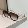 Oversized Pilot Sunglasses  New in Fashion Double Bridge Gradient Shades Women Trendy Luxury Brand Design Sun Glasses