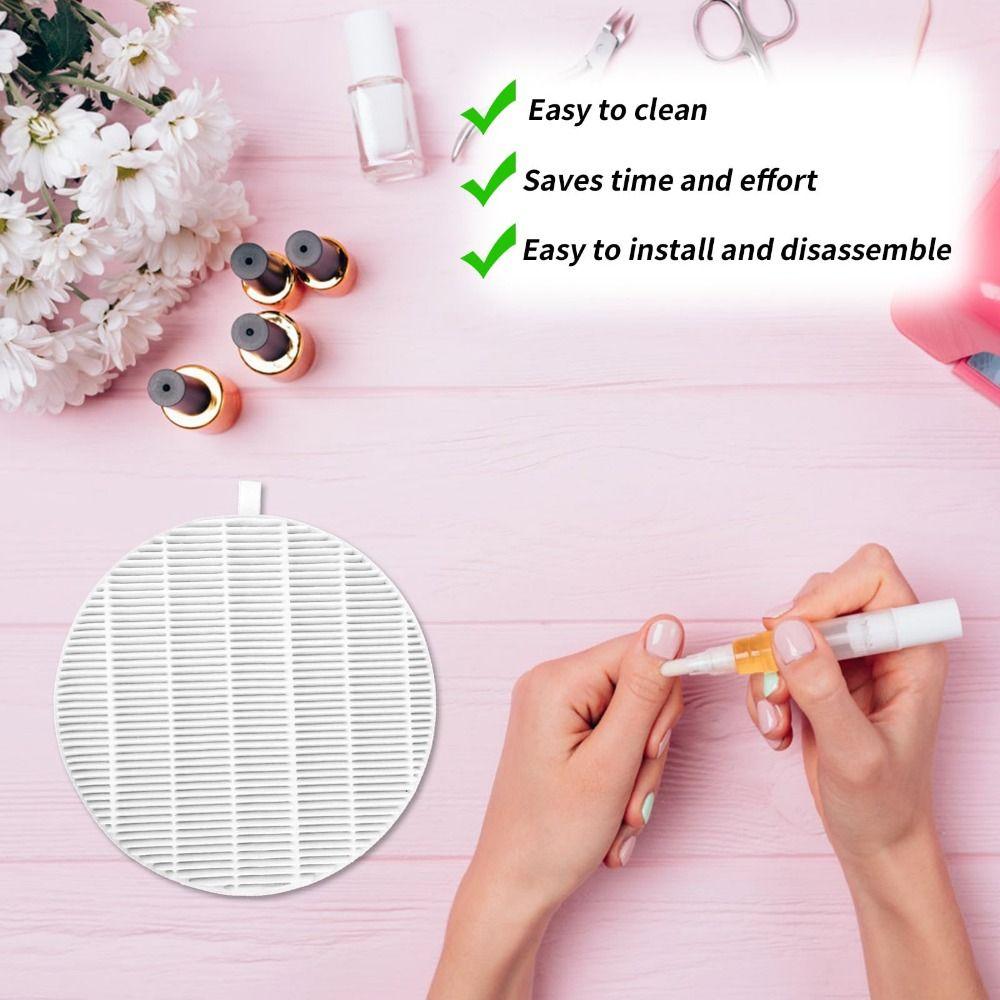 Multi-size Nail Vacuum Cleaner Filter Replacement Manicure Screen Plate Cosmetic Applications