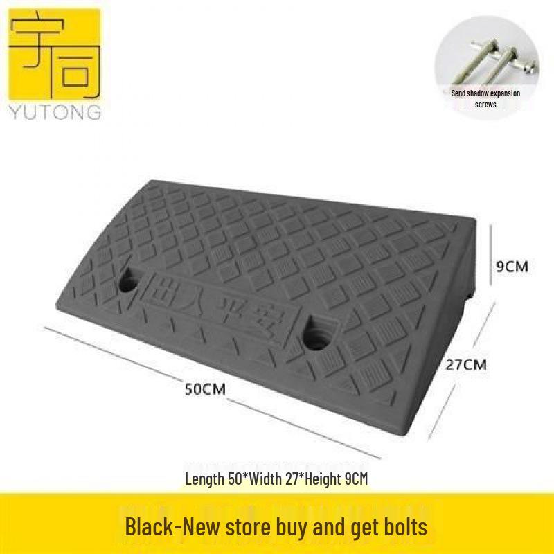 Dreieckige Kunststoff-Autoschwellenrampe & Geschwindigkeitsbegrenzungspad