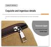 Men's Large Canvas Crossbody Bag - Casual and Wear-Resistant Shoulder Bag for Students and Commuters