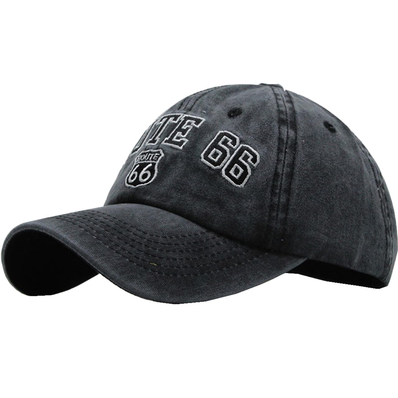 

Hat Cap Vintage Brim Cool Outdoor Casual Men Women CZ191 [White Fang] (Black) чёрный