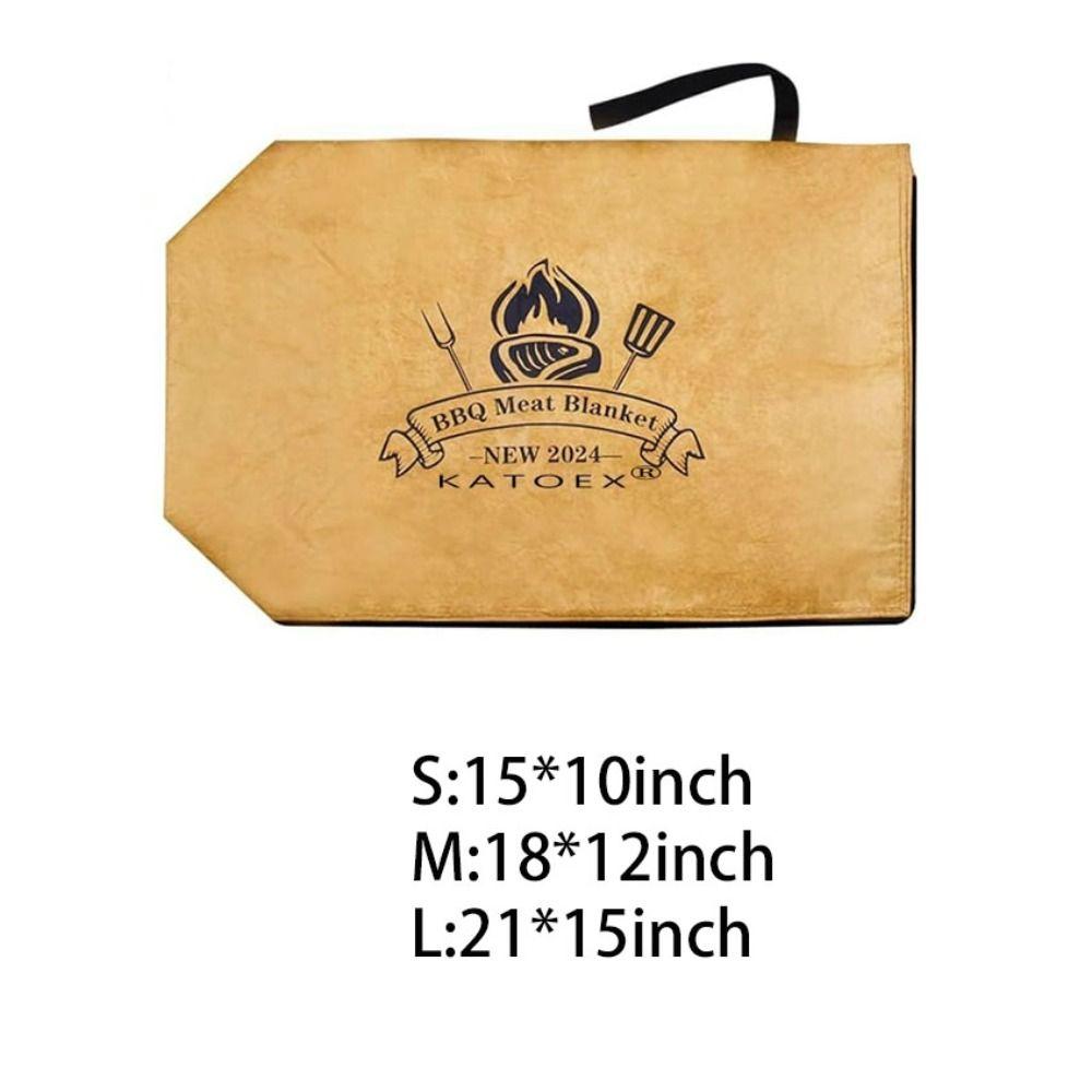 Foldable Barbecue Pouch Aluminum Foil Insulated Cooler Bag BBQ Resting Meat Blanket  Outdoor