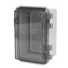  Electric Enclosure Junction Box with Mounting Plate IP67 Rated ABS Plastic Electrical Box 100x150x90MM Transparent Cover for Receiving Equipment 