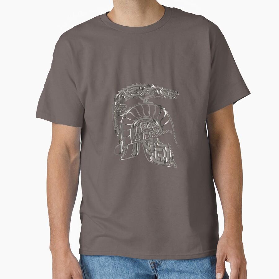 Spartan Warrior Helmet Ancient Greece This Is Sparta T Shirt for Men Large Size Adult Tops S-6XL