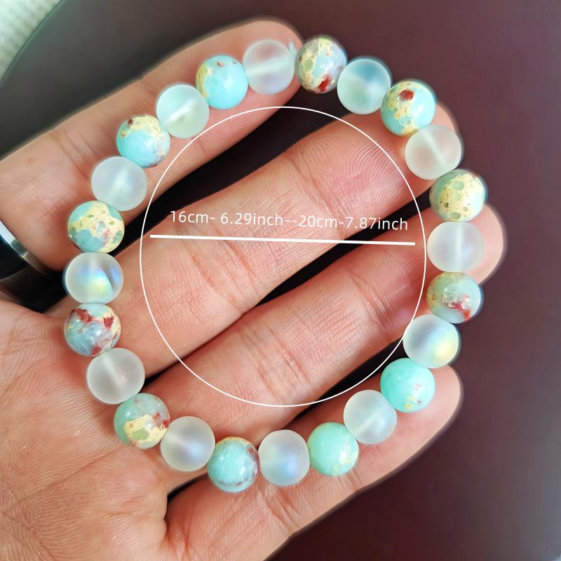 Temu Shein TK Shoushan Stone Beaded Bracelet 8mm Natural Stone Hot-seller