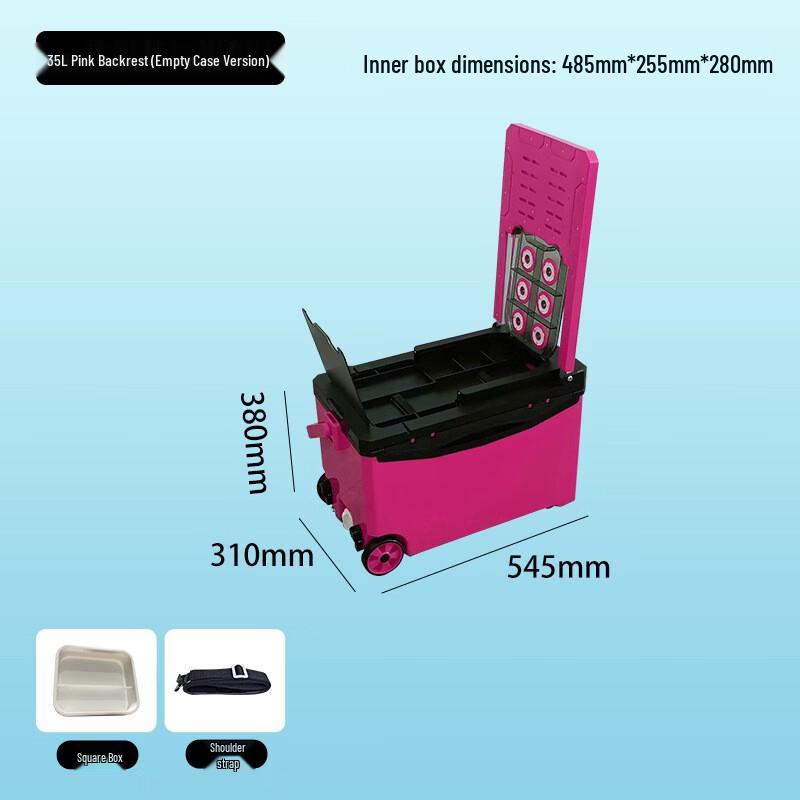 Wingning 35L Multifunktionale Isolierte Angelbox mit Rutenhalter