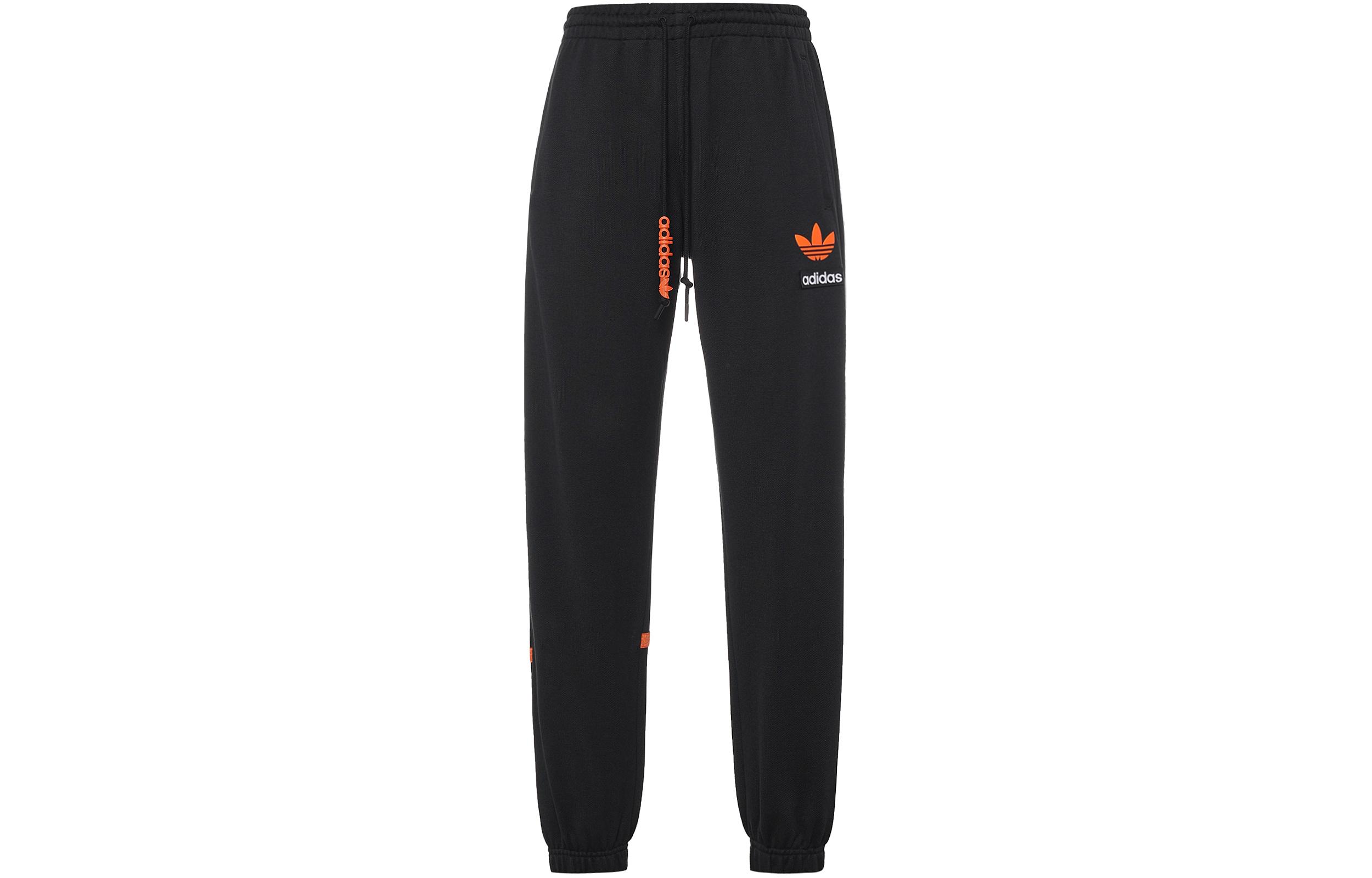 Adidas Originals BIG TREFOIL Knitted Sweatpants Men s Black H09344 XS