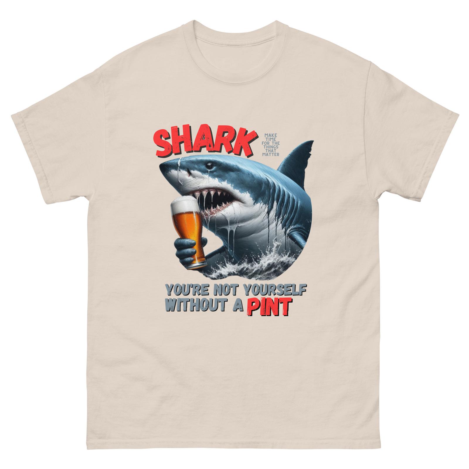 Shark Beer T-Shirt | Vintage Graphic Tee | Retro Style Drinking Apparel XXXL