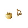 Modern Resin Fruit Thinker Sculpture Ornament Abstract Art Figurine for Tabletop Bookshelf Living