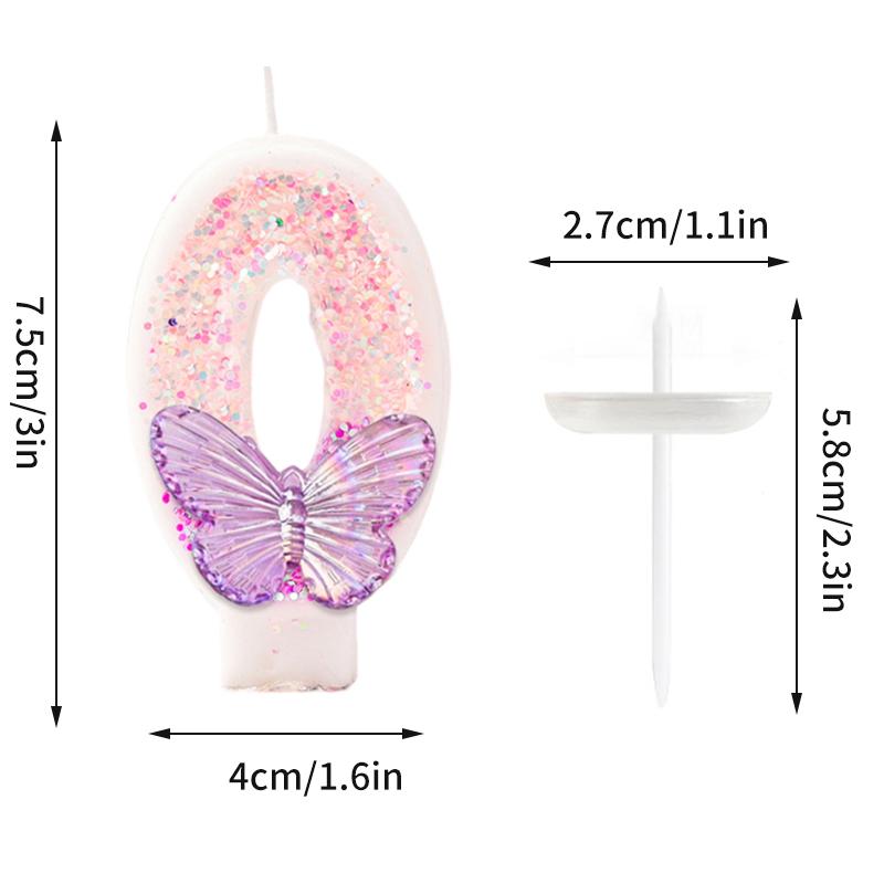 Crown Number Candles Birthday Digital 0-9 Cake Decoration Ocean Starfish Seashells Cake Topper Birthday Anniversary Day Decor