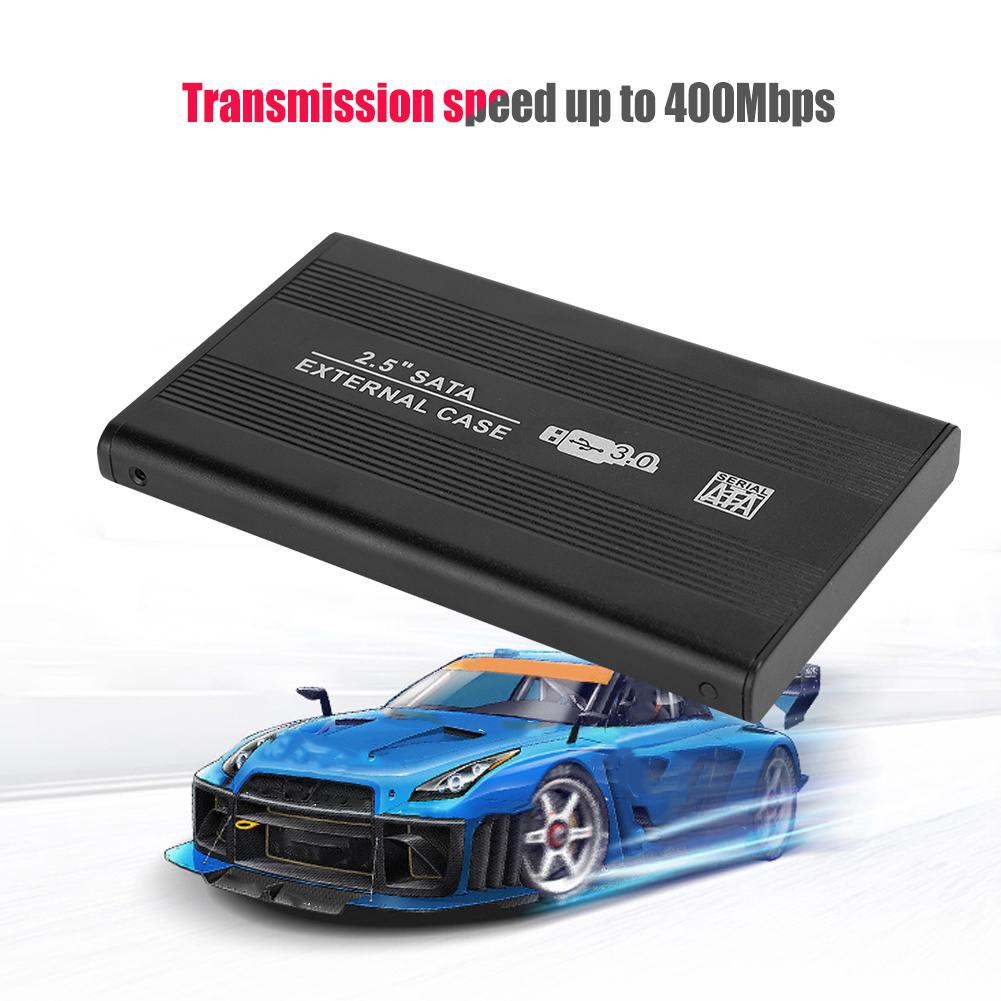 2.5 Inch SATA USB 3.0 Mobile Hard Disc Drive External Enclosure HDD Aluminum Box Case (Not Inclube Hard Disk)