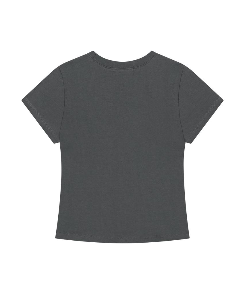 Aejeuyua Au Piercing Cap Sleeve Charcoal