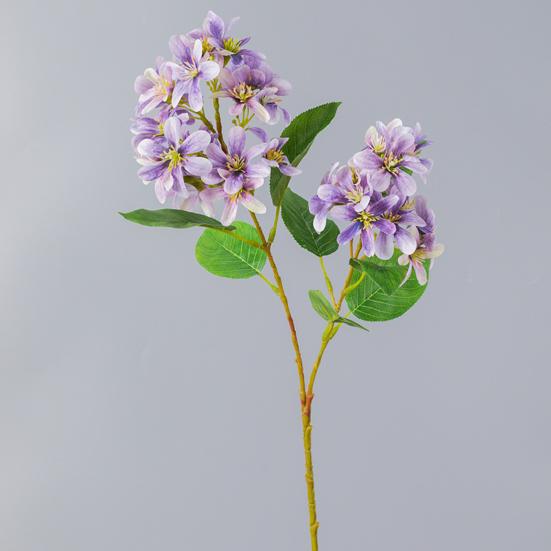Artificial Lilac Realistic Faux Flowers with Bendable Stem Long-lasting Artificial Lilac Flowers Branch for Vase Table Centerpieces Wedding Bouquet