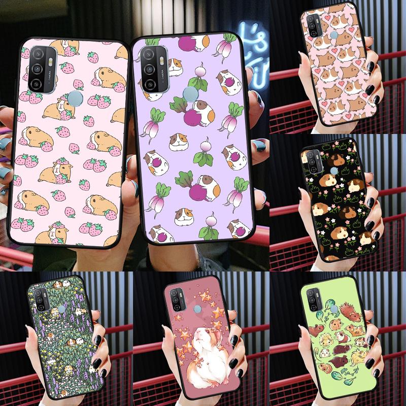 Guinea Pig Case For Oppo A54 A74 A94 A54S A57S A15 A16 A17 A52 A72 A76 A96 A58 A78 A98 A77 A5 A9 Cover