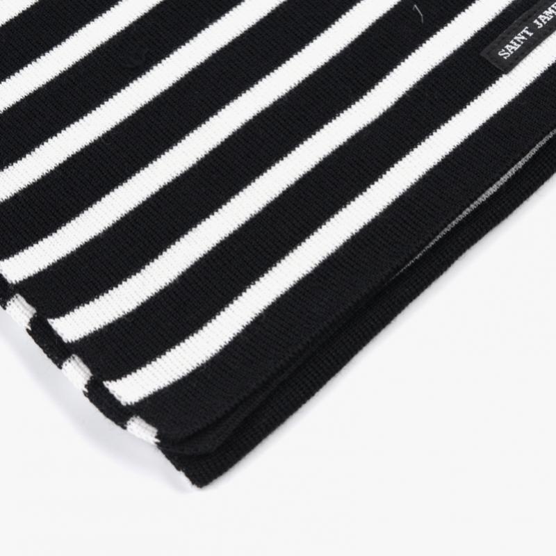 Šál Saint James Daguai Stripe Námornícka Ecume 2945